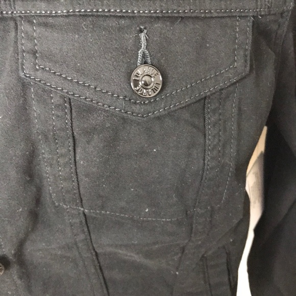 LuLaRoe 2XL Harvey Black Jean Jacket NWTs - Picture 2 of 3